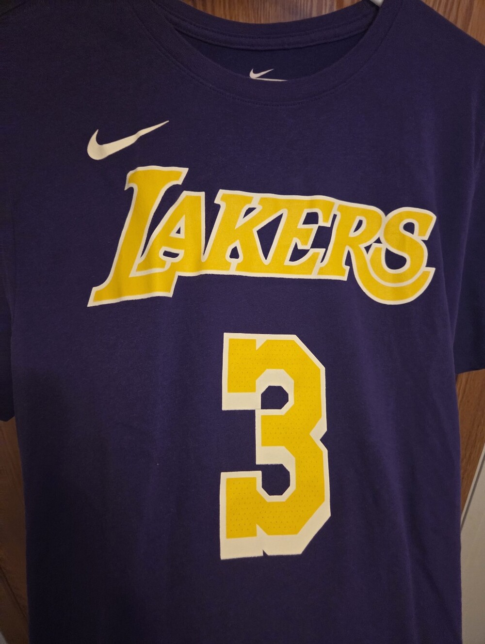 Nike Los Angeles Lakers Anthony Davis Shirt Sz Large Men's NWOT NBA - Picture 2 of 6
